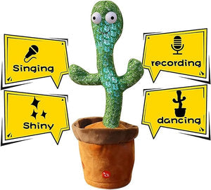 Dancing Cactus Toy – Interactive Singing & Dancing Talking Cactus for Kids