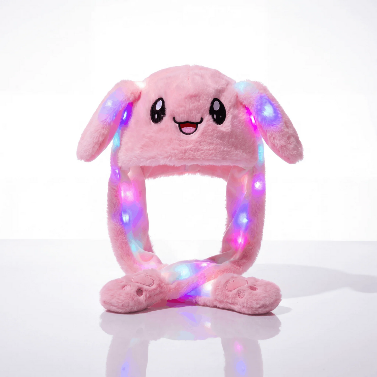 GlowBunny LED Plush Hat