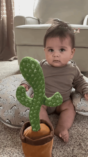 Dancing Cactus Toy – Interactive Singing & Dancing Talking Cactus for Kids